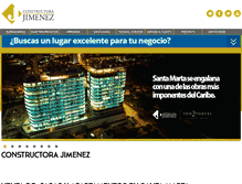 Tablet Screenshot of constructorajimenez.com